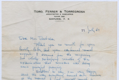 Letter from Bob to Agnes Rockrise (ddr-densho-335-355)