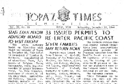 Topaz Times Vol. IX No. 21 (December 13, 1944) (ddr-densho-142-363)
