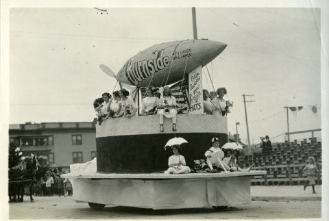 Burnside Hat Co. parade float (ddr-densho-35-272)