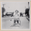 Susan Shiomi in bouncy chair (ddr-densho-522-153)