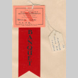 Badge and ribbon from Tenth Annual Bay Regional Sectional Conference (ddr-densho-341-33)