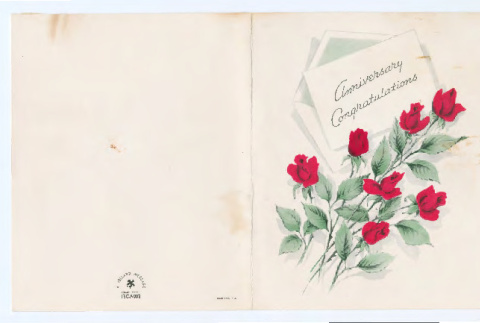 Anniversary Congratulations (ddr-densho-562-50)