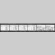 Negative film strip for Farewell to Manzanar scene stills (ddr-densho-317-131)