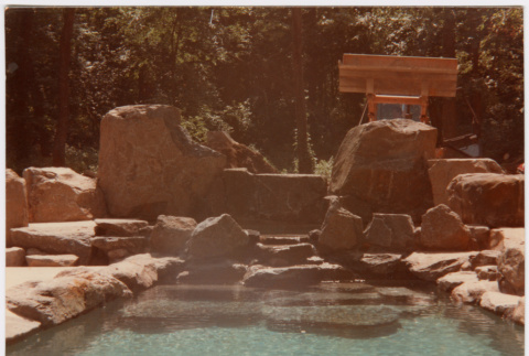 Waterfall into pool (ddr-densho-377-2489)