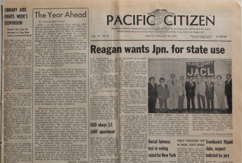 Pacific Citizen, Vol. 78, No. 3 (January 25, 1974) (ddr-pc-46-3)