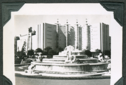 Fountain in Court of Pacifica (ddr-densho-475-454)