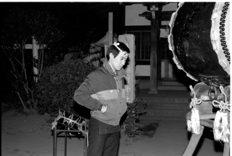Kenny with drum (ddr-densho-1007-1220)