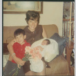 Tina Sakura with Danny and Peter Sakura (ddr-densho-523-476)