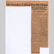 Article titled:  Third Battalion of 442nd Wins Unit Citation (ddr-densho-539-110)