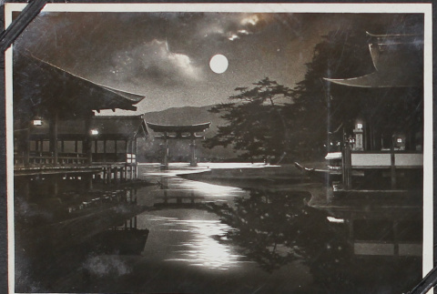 Night photos of Miyajima and Tori Shrine (ddr-densho-326-264)