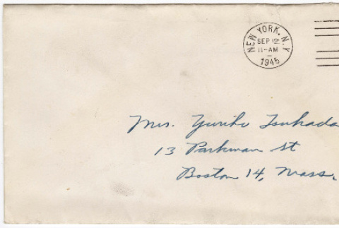 Letter to Yuri Tsukada from Richard Tsukada (ddr-densho-356-522)