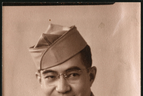 Portrait of a young solider (ddr-densho-395-64)