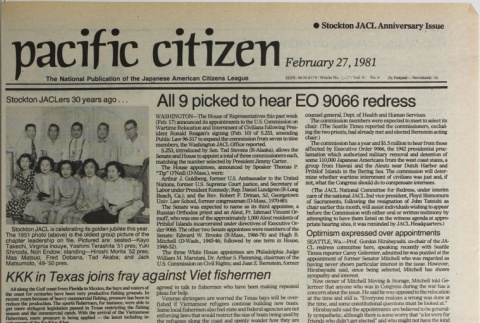 Pacific Citizen, Whole No. 2127, Vol. 92, No. 8 (February 27, 1981) (ddr-pc-53-8)