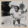 Susan Shiomi in bouncy chair (ddr-densho-522-151)