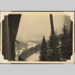 View of side of ski lift and mountains (ddr-densho-466-805)
