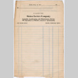 Blank invoice form for Oniwa Service Company (ddr-densho-293-191)