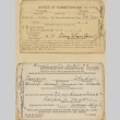 Military classification and registration certificates (ddr-densho-72-51)