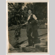 Tomoye (Nozawa) Takahashi in riding clothes (ddr-densho-426-1902)
