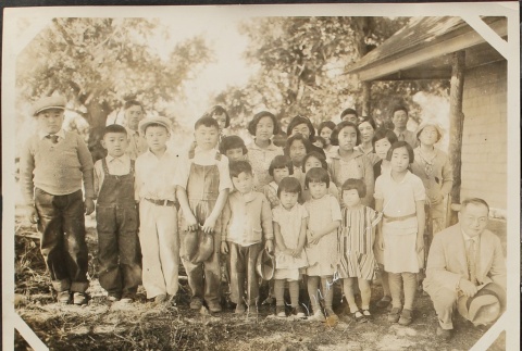 Nikkei children on a farm (ddr-densho-259-273)