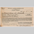 Certificate of Change of Residence Notion and Travel Permit for Sally and Kaneji Domoto (ddr-densho-329-977)
