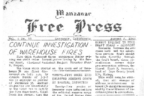 Manzanar Free Press Vol. 6 No. 11 (August 2, 1944) (ddr-densho-125-259)