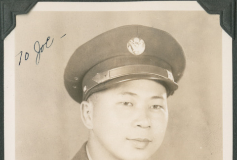 Portrait of Richard S. Oguro, autographed on front (ddr-ajah-2-736)