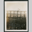 Two kids on a fence (ddr-densho-378-375)