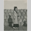 Japanese woman dressed for a festival (ddr-densho-299-178)