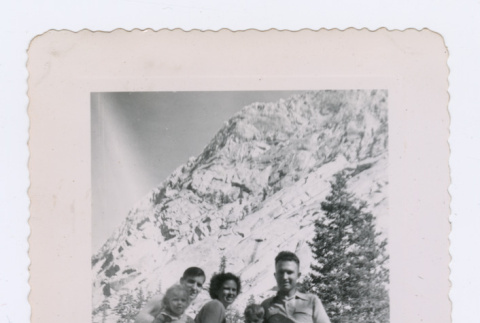 Family in mountains (ddr-densho-402-15)