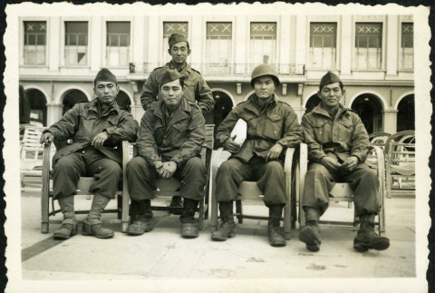 Nisei soldiers in France (ddr-densho-164-66)