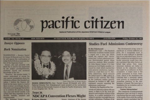 Pacific Citizen, Vol. 105, No. 13 (October 23, 1987) (ddr-pc-59-38)