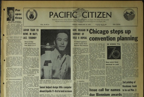 Pacific Citizen, Vol. 70, No. 6 (February 13, 1970) (ddr-pc-42-6)