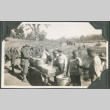 Men in line at outdoor mess (ddr-ajah-2-193)