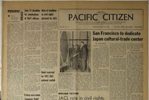Pacific Citizen, Vol. 66, No. 13 (March 29, 1968) (ddr-pc-40-13)