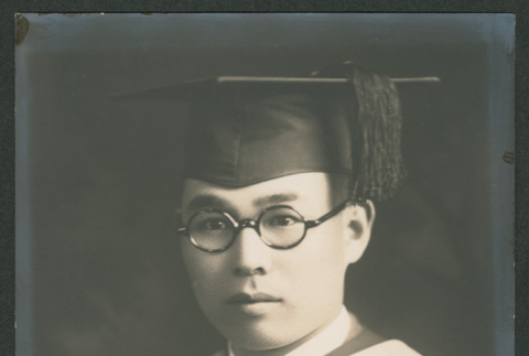 graduation portrait of Setaro Fukuhara (ddr-densho-378-754)