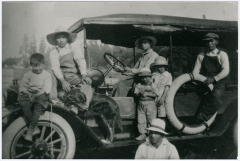 A group on a truck (ddr-densho-353-51)