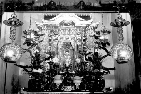 Seattle Buddhist Church altar (ddr-densho-38-1)