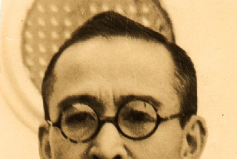 Man wearing leis (ddr-njpa-4-2877)