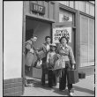 Japanese American family with baggage (ddr-densho-151-245)