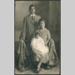 Portrait of couple with baby (ddr-densho-293-37)