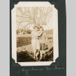 Photo of two girls with plum trees (ddr-densho-483-304)