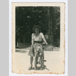 Woman with bike (ddr-densho-368-164)