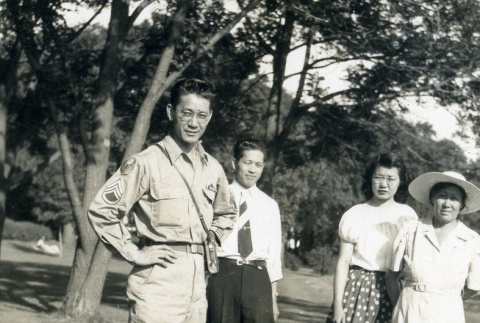 Clarence Matsumura and his family (ddr-densho-22-99)