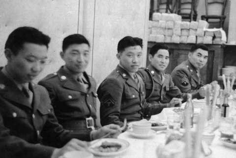 Five at table (ddr-densho-1007-495)