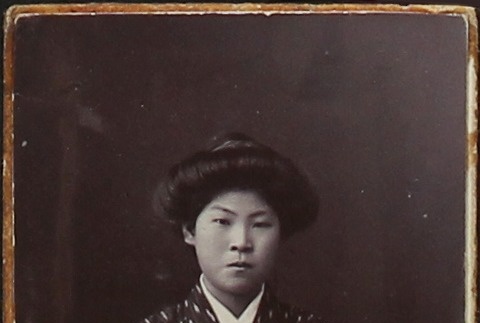 Japanese woman in kimono (ddr-densho-259-266)
