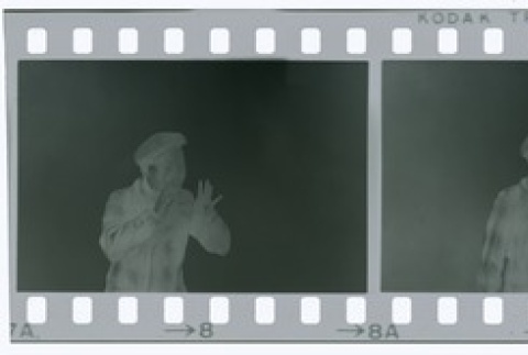 Negative film strip for Farewell to Manzanar scene stills (ddr-densho-317-59)