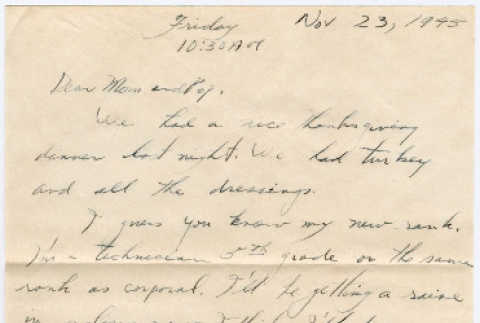 Letter from Tadashi Ishida to Mr. & Mrs. Y Ishida (ddr-densho-535-296)