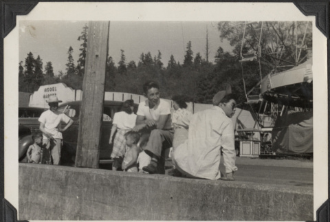 Group of men at a fair (ddr-densho-466-949)