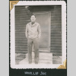 Man standing outside barracks (ddr-densho-434-340)