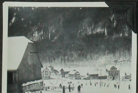 Snow-covered town (ddr-densho-201-248)